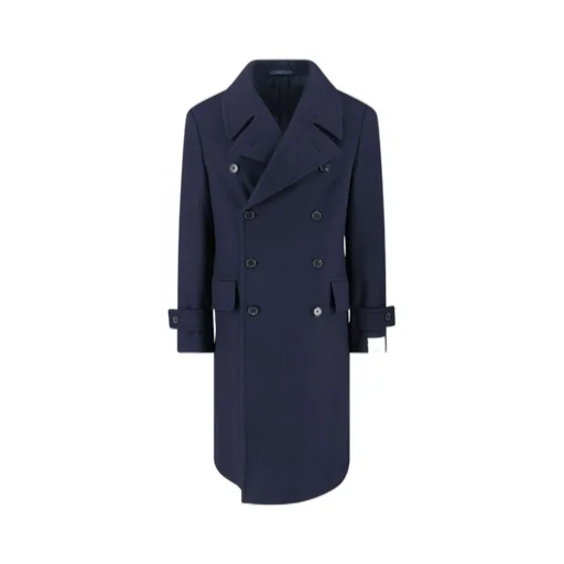 Double-Breasted Long Sleeved Coat