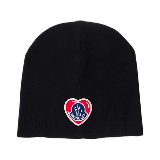 Heart Shaped Logo Patch Beanie