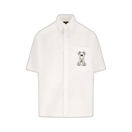 Logo Embroidered Short Sleeved Shirt