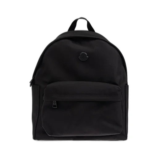 Logo Patch Zipped Backpack