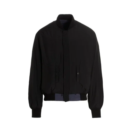 Reversible Emblem Bomber Jacket