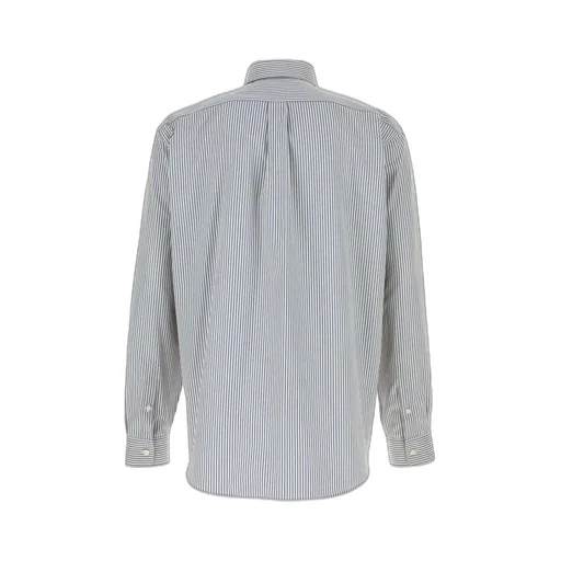Striped Buttoned Long-Sleeved Shirt