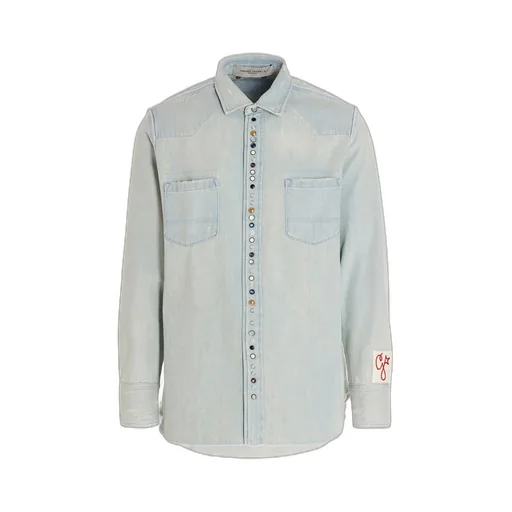 Logo Patch Buttoned Shirt