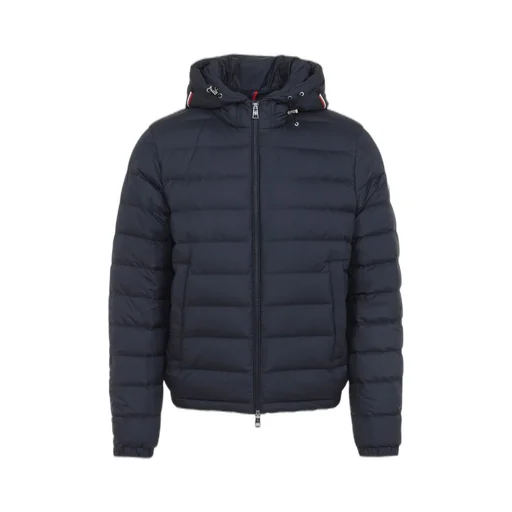 Logo Patch Zip-Up Hooded Jacket