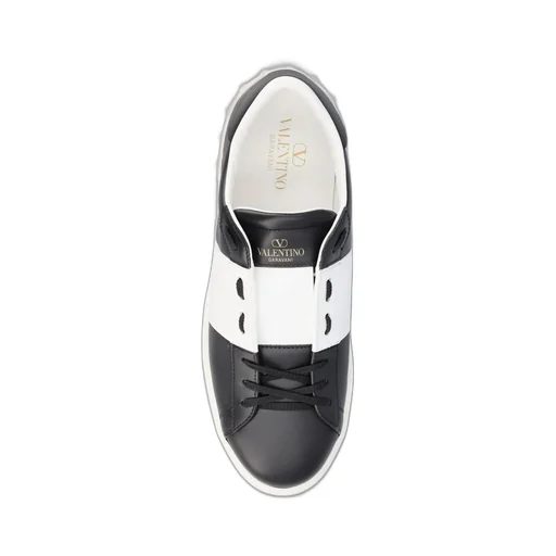 Open Lace-Up Sneakers
