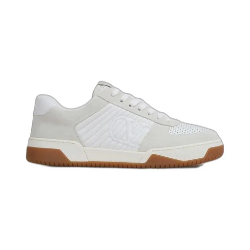 Vlogo Signature Round Toe Lace-Up Sneakers