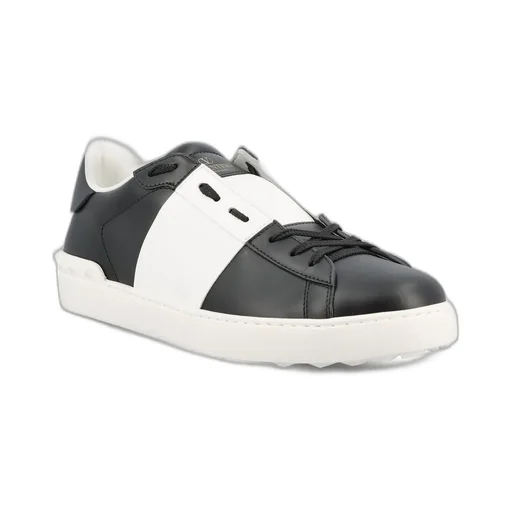 Open Lace-Up Sneakers