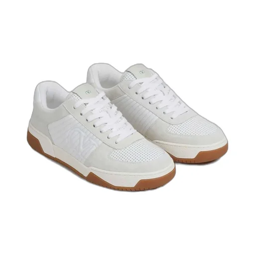 Vlogo Signature Round Toe Lace-Up Sneakers