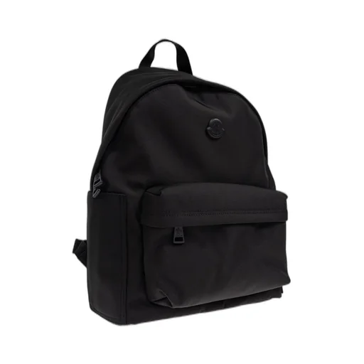 Logo Patch Zipped Backpack
