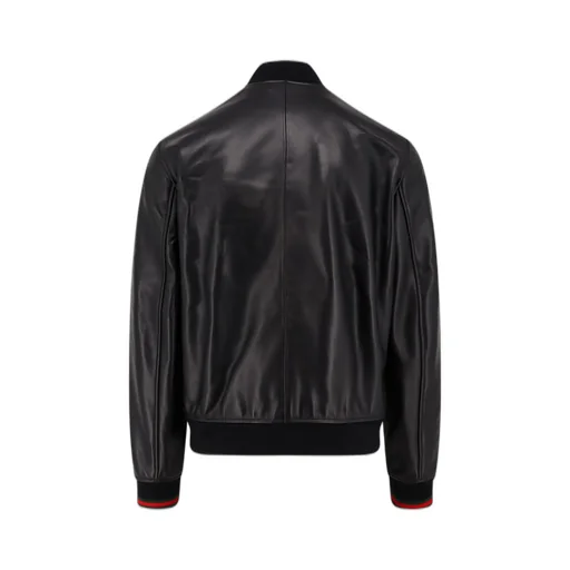 Logo Embroidered Zip-Up Jacket