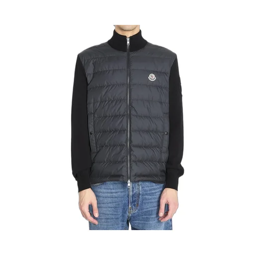 Padded Zip-Up Cardigan