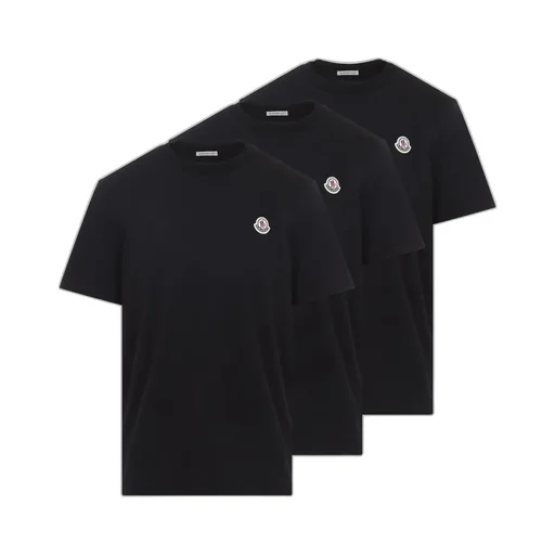 Logo Patch Crewneck Three Pack T-Shirt