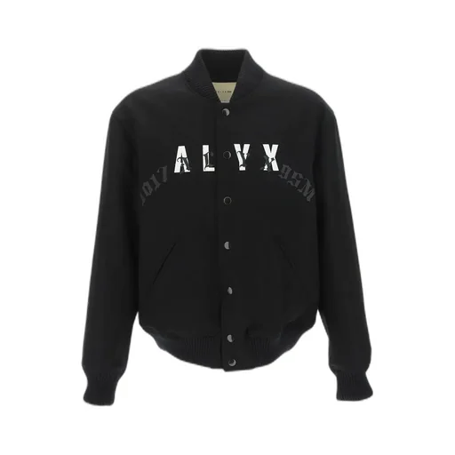 Logo Printed Varsity Jacket