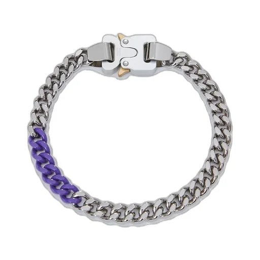 Classic Logo Engraved Chain-Linked Necklace