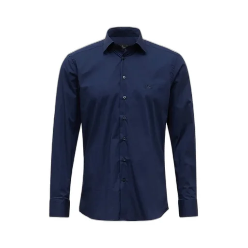 Pegaso Embroidered Buttoned Poplin Shirt