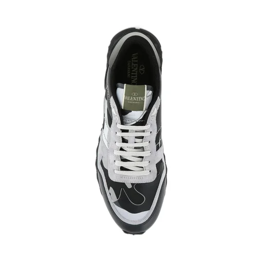 Rockstud Rockrunner Camouflage Lace-Up Sneakers