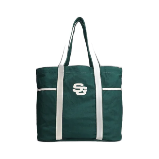 Logo Patch Top Handle Bag