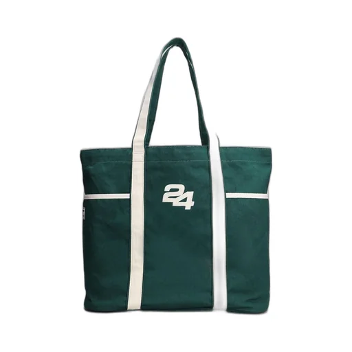 Logo Patch Top Handle Bag