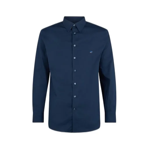 Logo Embroidered Collared Button-Up Shirt