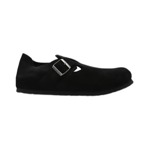 London Bs Buckle Detailed Flat Shoes