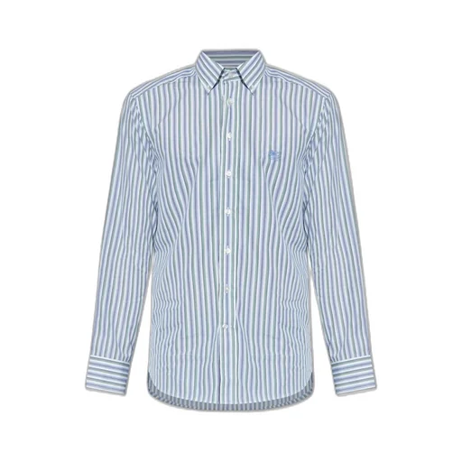 Pegaso Embroidered Striped Shirt