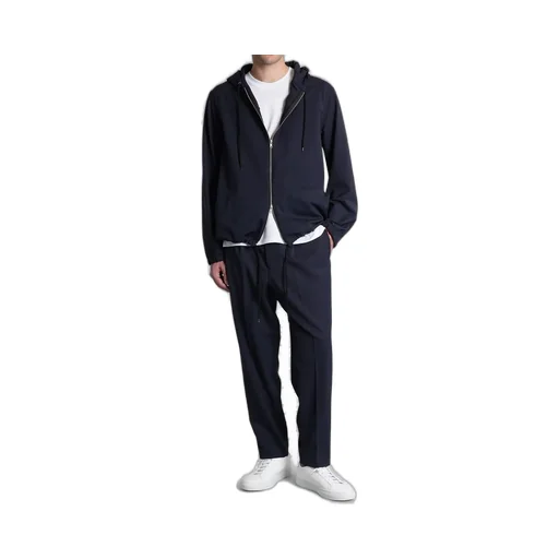 Zip-Up Drawstring Hooded Jacket