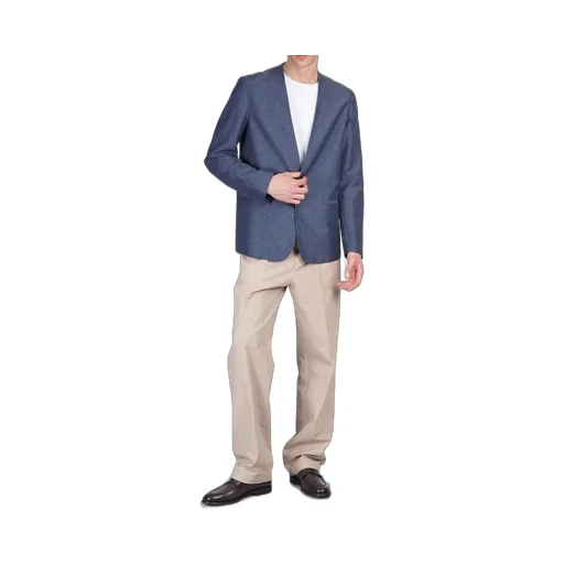 Single Breasted V-Neck Blazer