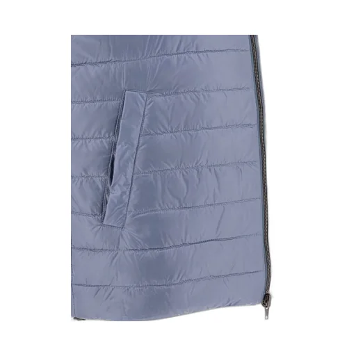 Zipped Quilted Reversible Down Gilet