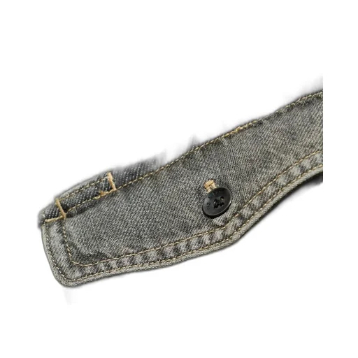 Long-Sleeved Denim Shirt