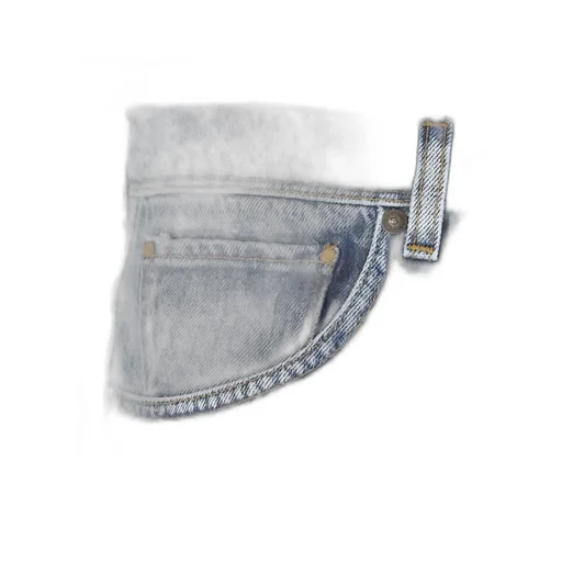 Logo Patch Straight Leg Jeans