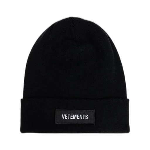 Logo Patch Knit Beanie