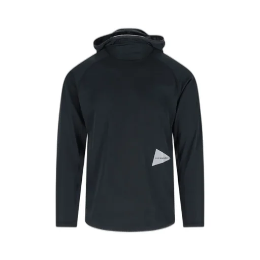 Long Sleeved Logo Printed Hoodie