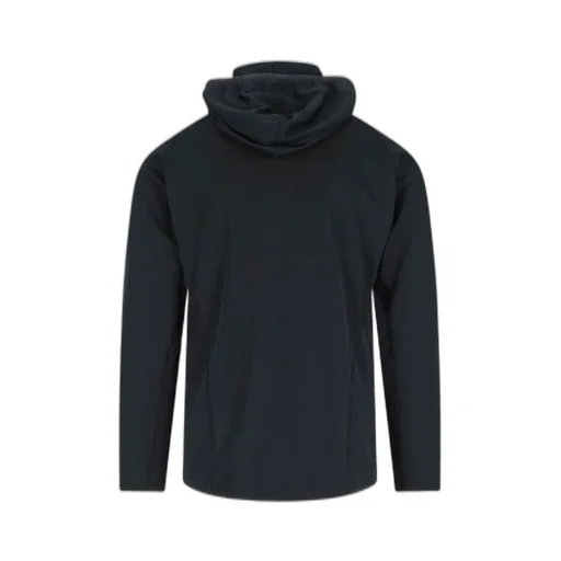 Long Sleeved Logo Printed Hoodie