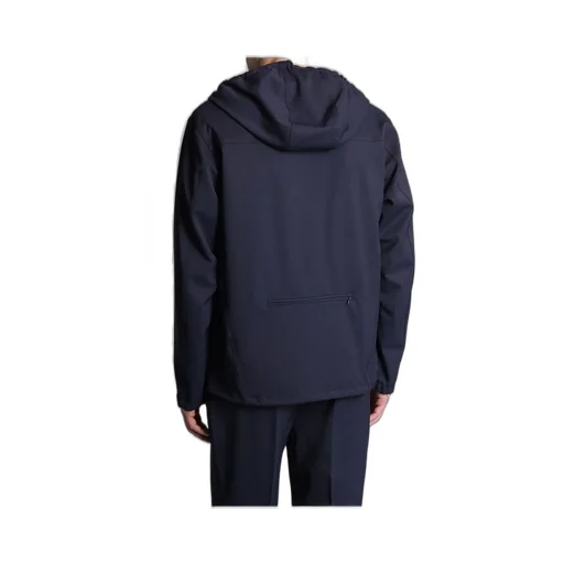 Zip-Up Drawstring Hooded Jacket