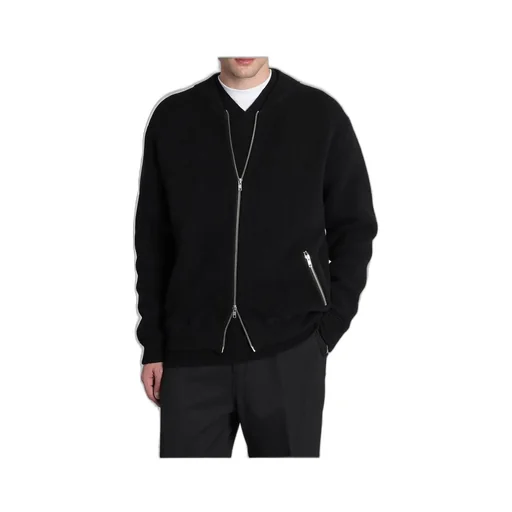 Zip-Up Knitted Cardigan