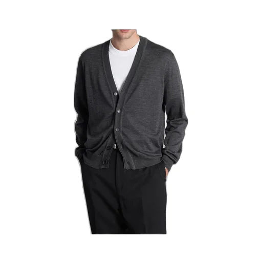 Buttoned Long Sleeved Cardigan