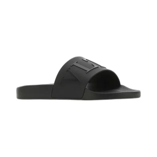 Vltn Logo Embossed Slip-On Sandals