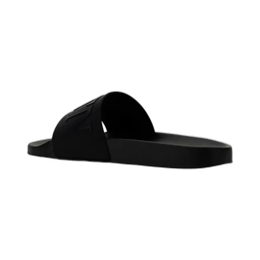 Vltn Logo Embossed Slip-On Sandals