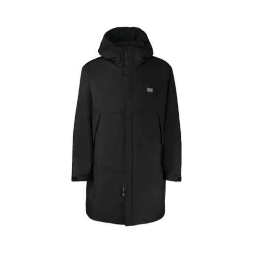 Logo Plaque Hooded Parka