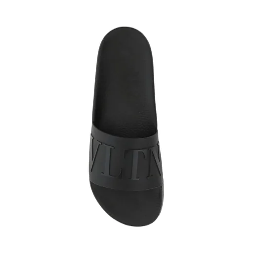Vltn Logo Embossed Slip-On Sandals