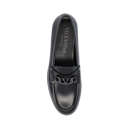 Vlogo Plaque Slip-On Loafers