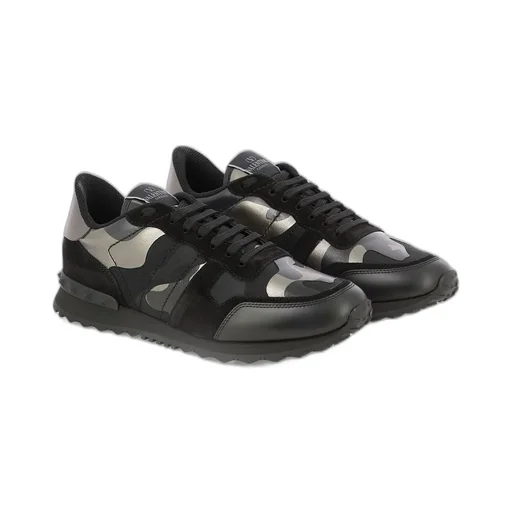 Rockrunner Camouflage-Print Lace-Up Sneakers