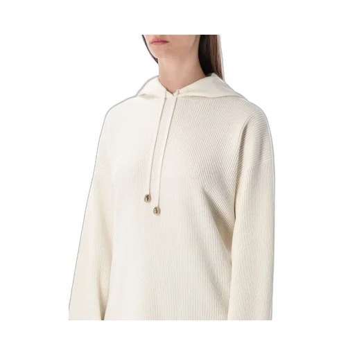 Drawstring Knitted Hoodie
