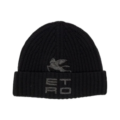 Folded Edge Ribbed-Knit Beanie