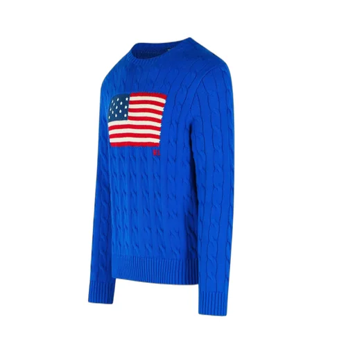 Cable Flag Knitted Jumper