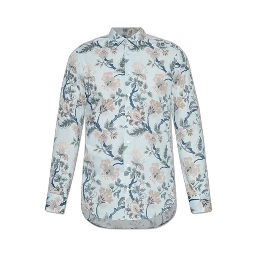 Floral Motif Buttoned Shirt