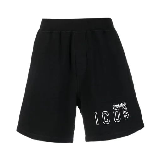 Logo Printed Knee-Length Shorts