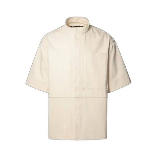 Short-Sleeved Oversized Shirt