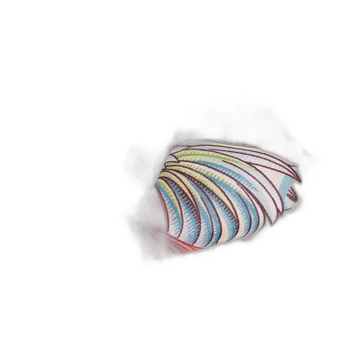 Floral And Fauna Motif Pocket Square
