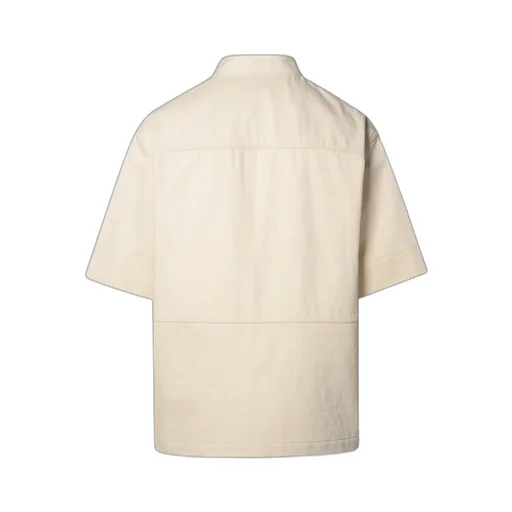 Short-Sleeved Oversized Shirt